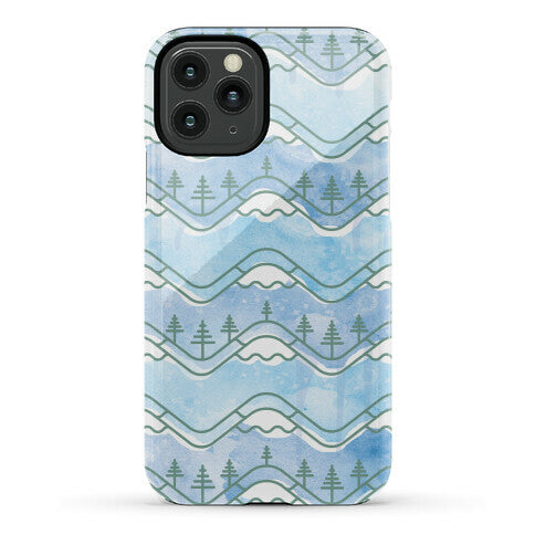 Watercolor Mountains Phone Case