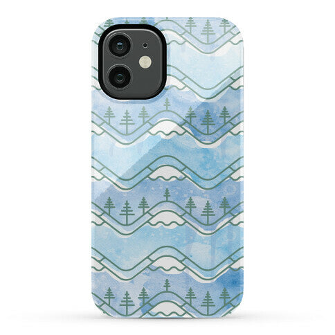 Watercolor Mountains Phone Case