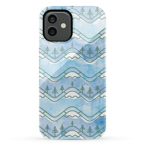 Watercolor Mountains Phone Case