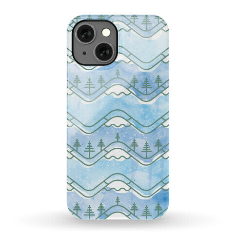 Watercolor Mountains Phone Case
