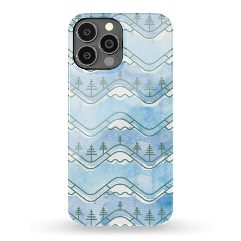 Watercolor Mountains Phone Case