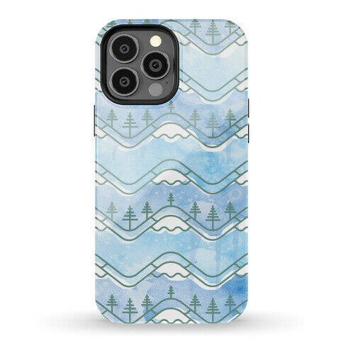 Watercolor Mountains Phone Case