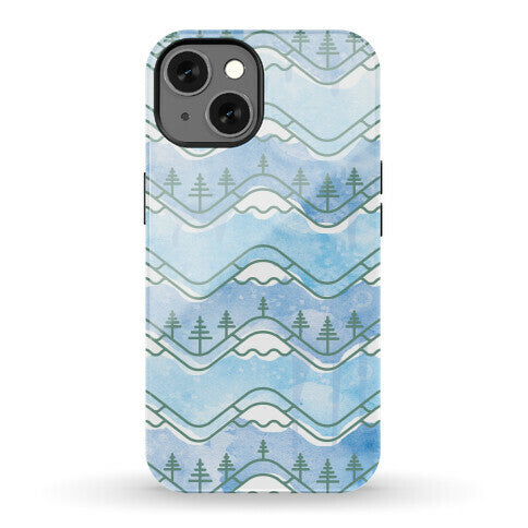 Watercolor Mountains Phone Case