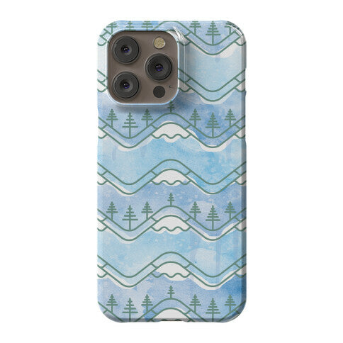 Watercolor Mountains Phone Case