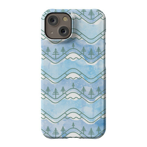 Watercolor Mountains Phone Case