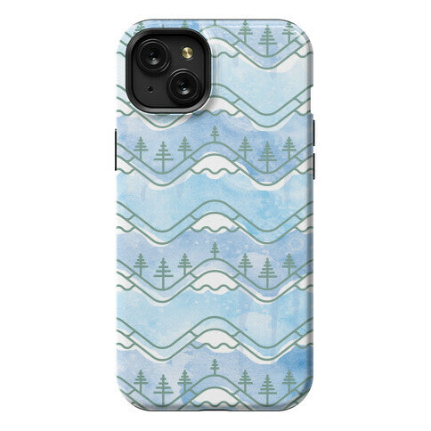 Watercolor Mountains Phone Case
