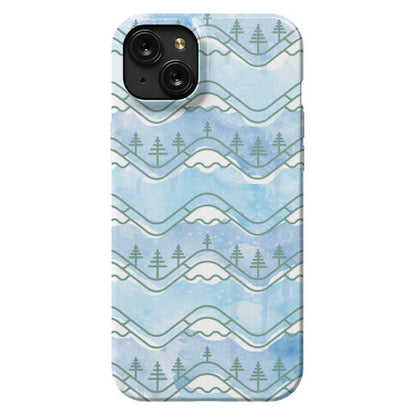 Watercolor Mountains Phone Case