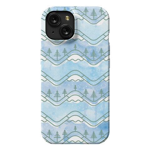 Watercolor Mountains Phone Case