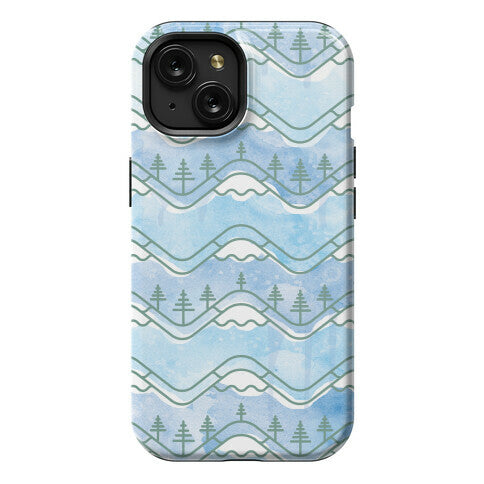 Watercolor Mountains Phone Case