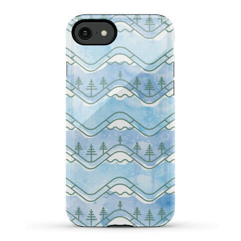 Watercolor Mountains Phone Case