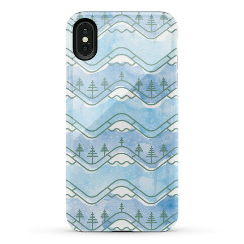 Watercolor Mountains Phone Case