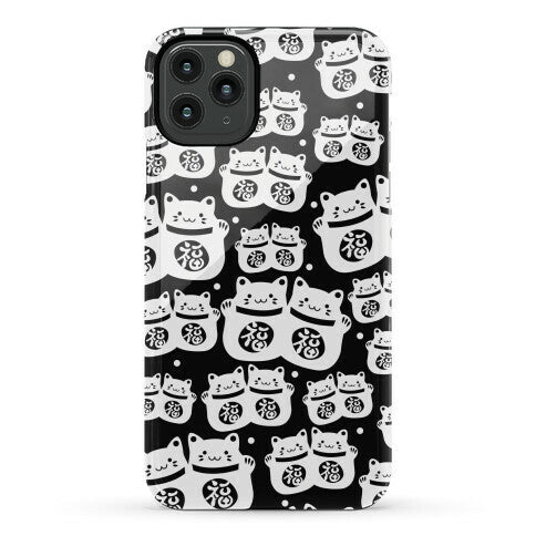 Lucky Cat Pattern Phone Case