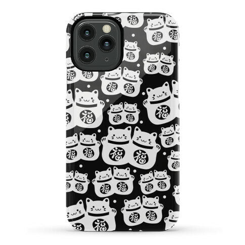 Lucky Cat Pattern Phone Case