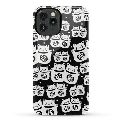 Lucky Cat Pattern Phone Case