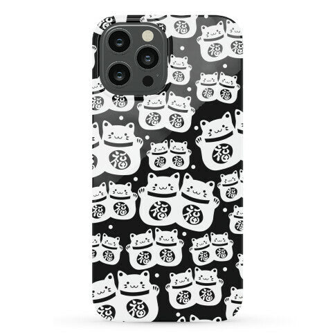 Lucky Cat Pattern Phone Case