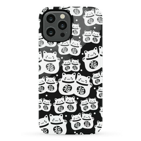 Lucky Cat Pattern Phone Case