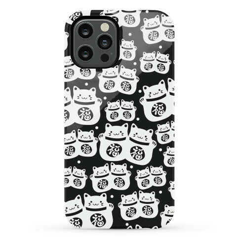 Lucky Cat Pattern Phone Case