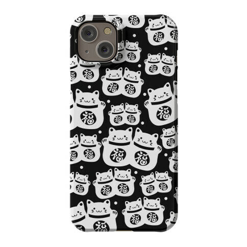 Lucky Cat Pattern Phone Case