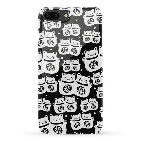 Lucky Cat Pattern Phone Case