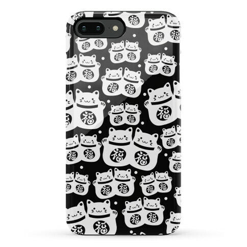 Lucky Cat Pattern Phone Case