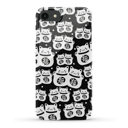 Lucky Cat Pattern Phone Case