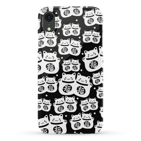 Lucky Cat Pattern Phone Case
