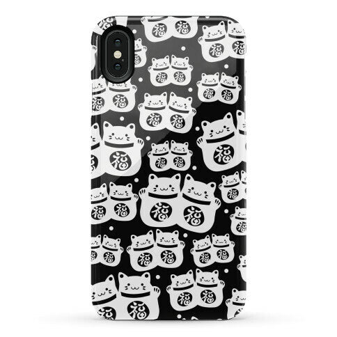 Lucky Cat Pattern Phone Case