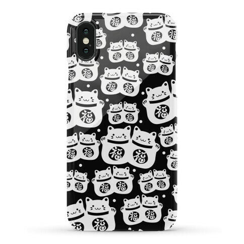 Lucky Cat Pattern Phone Case