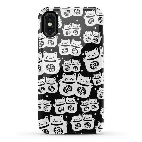 Lucky Cat Pattern Phone Case