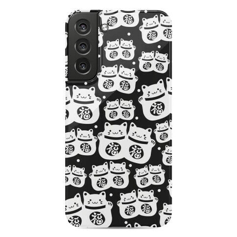 Lucky Cat Pattern Phone Case