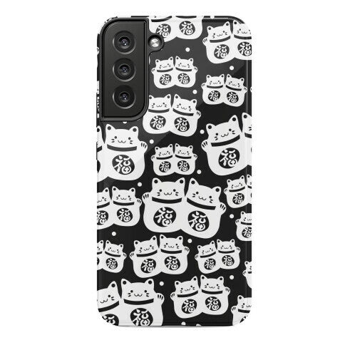 Lucky Cat Pattern Phone Case