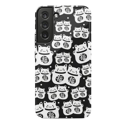 Lucky Cat Pattern Phone Case