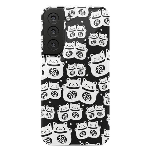 Lucky Cat Pattern Phone Case