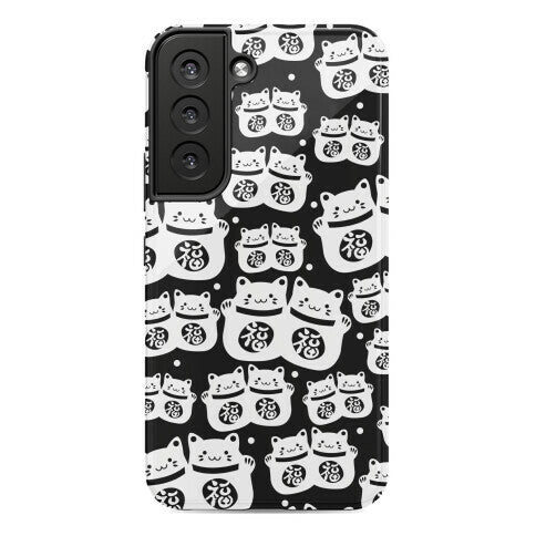 Lucky Cat Pattern Phone Case