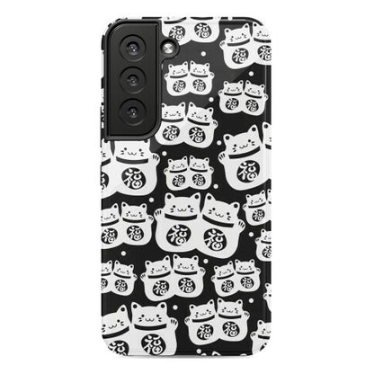 Lucky Cat Pattern Phone Case