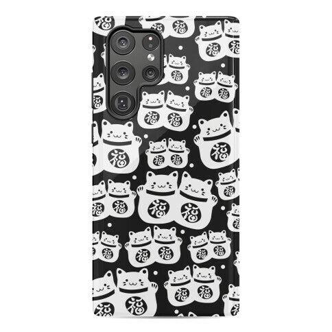 Lucky Cat Pattern Phone Case