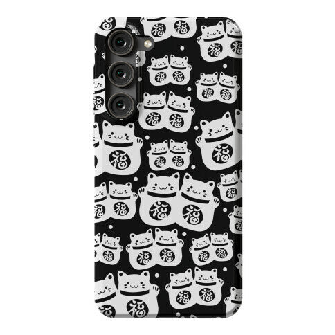 Lucky Cat Pattern Phone Case