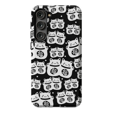 Lucky Cat Pattern Phone Case