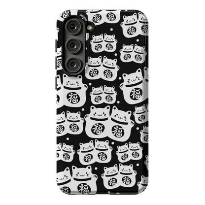 Lucky Cat Pattern Phone Case