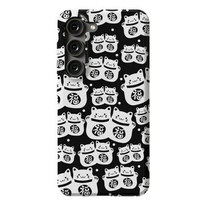 Lucky Cat Pattern Phone Case
