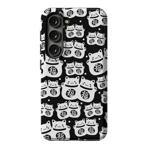 Lucky Cat Pattern Phone Case