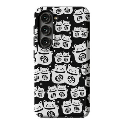 Lucky Cat Pattern Phone Case