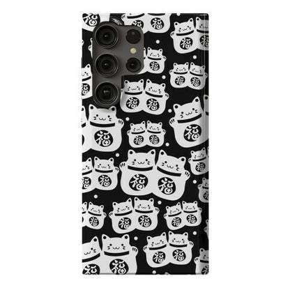 Lucky Cat Pattern Phone Case