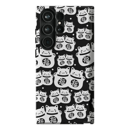 Lucky Cat Pattern Phone Case