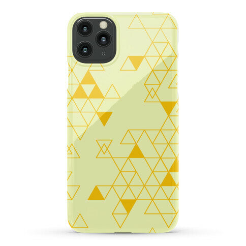 Geometric Triforce Pattern Phone Case