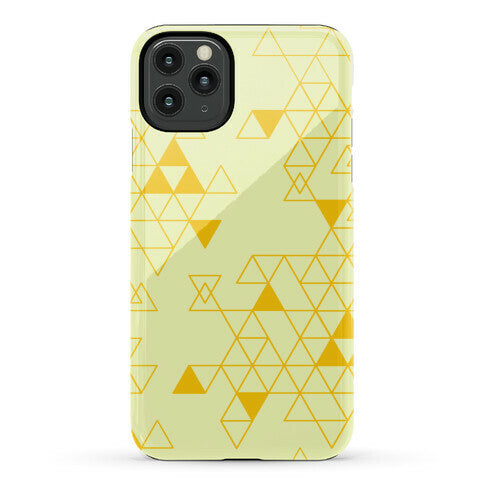 Geometric Triforce Pattern Phone Case