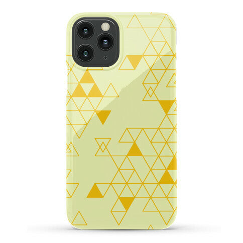 Geometric Triforce Pattern Phone Case