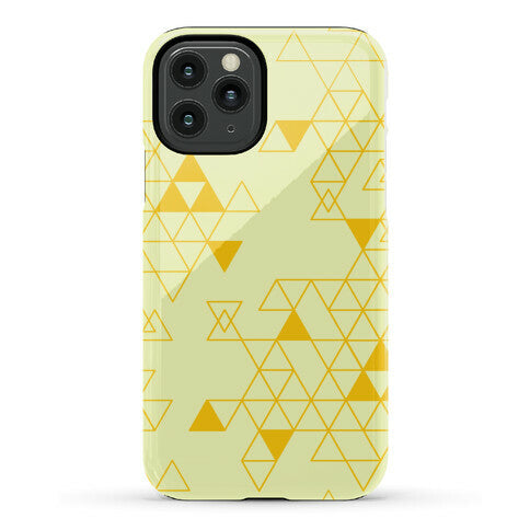 Geometric Triforce Pattern Phone Case