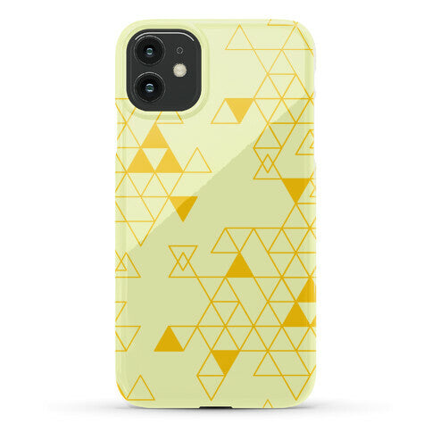 Geometric Triforce Pattern Phone Case