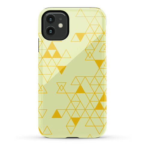 Geometric Triforce Pattern Phone Case